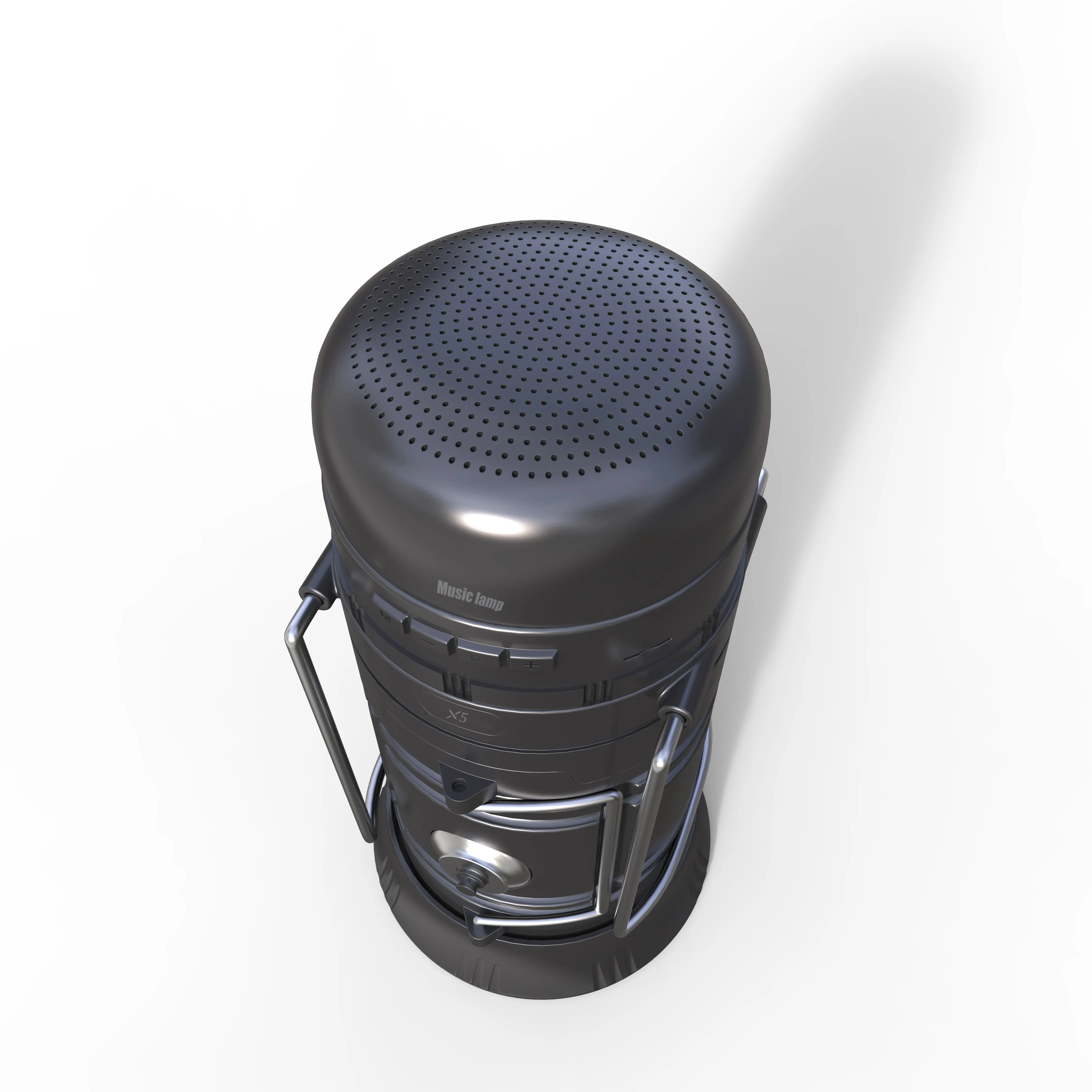6 in 1 Solar Lantern, Flashlight, Bluetooth Wireless Speaker, Power Bank Phone Charger, FM Radio & MP3 Player