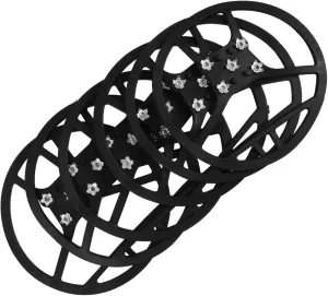 6pcs Snow Cleats Non- Ice Grippers for Boots Lightweight Traction Spikes for Hiking Climbing Activities Portable Shoe Crampons for Enhanced Stability