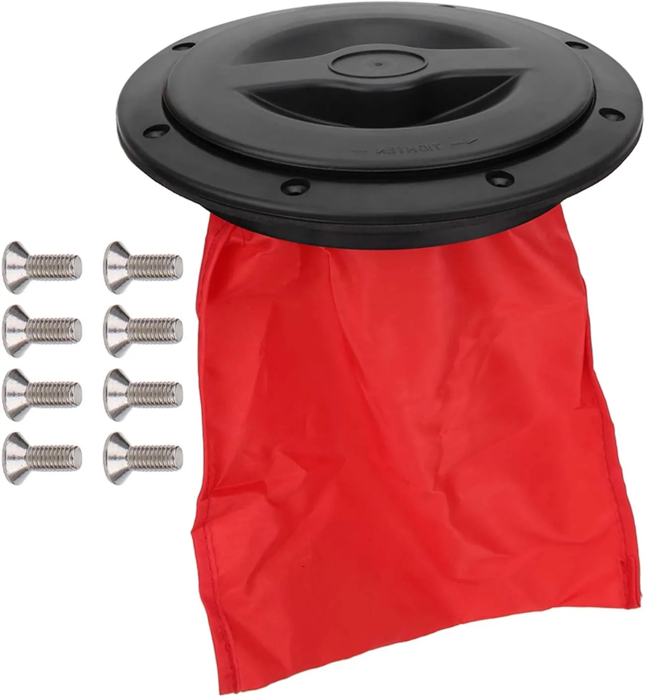 6" Deck Plate Hatch Cover Kit, 6 Inches Marine Hatch Cover with Storage Bag Kayak Hatch Cover Boat Outdoor Kayak Cover for Marine Inflatable Boat Kayak Rigging