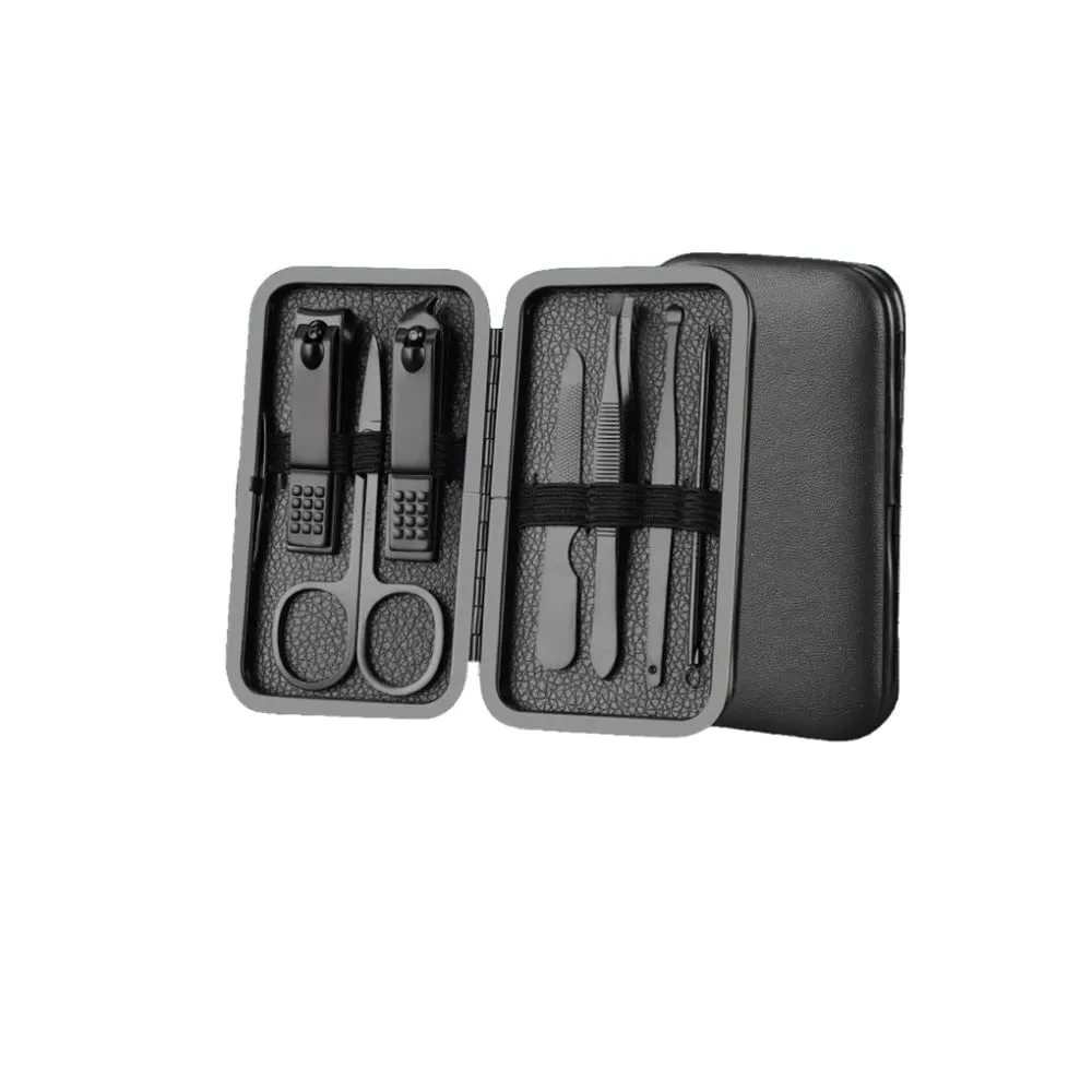 7/10/12/16/18pcs Manicure Cutters Nail Clipper Set Household Stainless Steel Ear Spoon Nail Clippers Pedicure Nail Scissors Tool,7 pieces