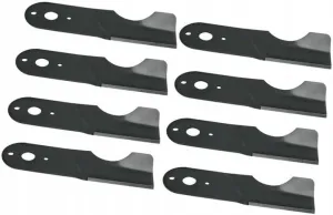 8 x 24.7 cm Lawnmower Blade Set for MTD Gutbrod 742-0495 742-0495B 942-0495