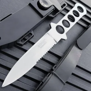 8.5" Tactical FIXED BLADE Combat Military Dagger Scuba Diving Fishing Knife
