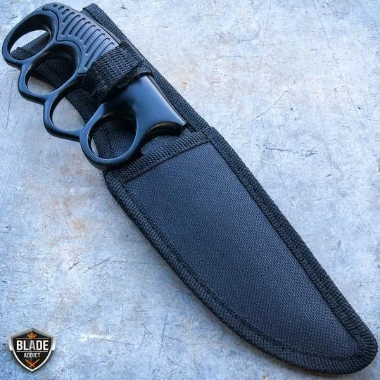 9.5" Military Tactical Trench Knife Combat FIXED BLADE