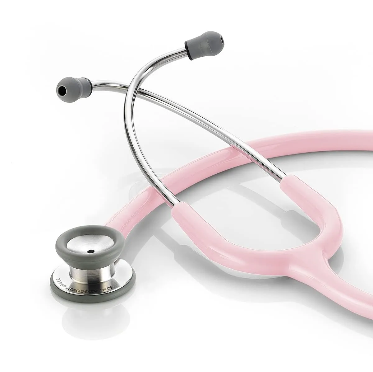 ADC 604P Adscope Model 604 Premium Pediatric Clinician Stethoscope with Tunable AFD Technology, Pink