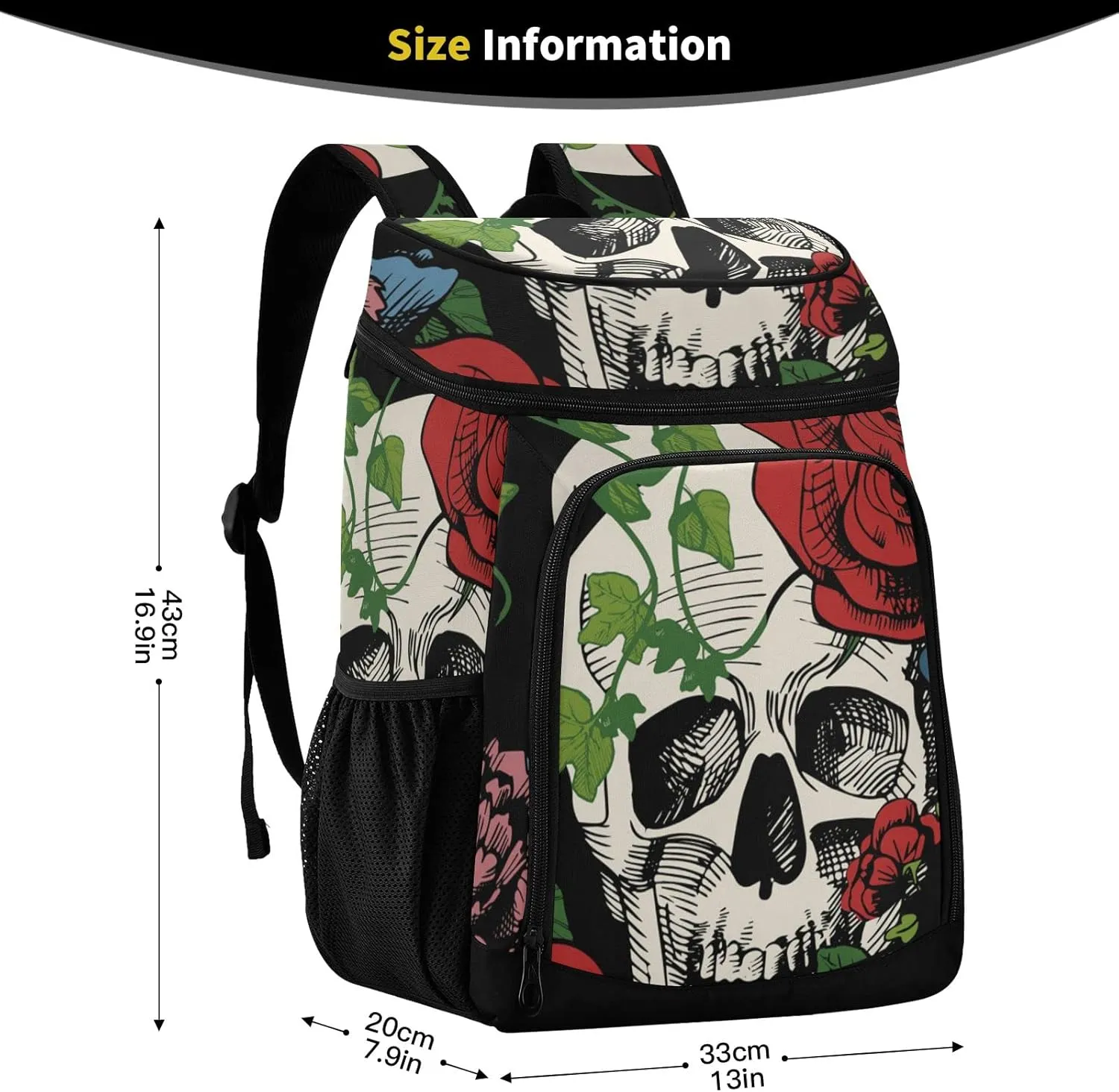 ALAZA Backpack Cooler for Women Men Insulated Waterproof Leak Proof Coolers for Hiking Camping Beach, 36 Cans