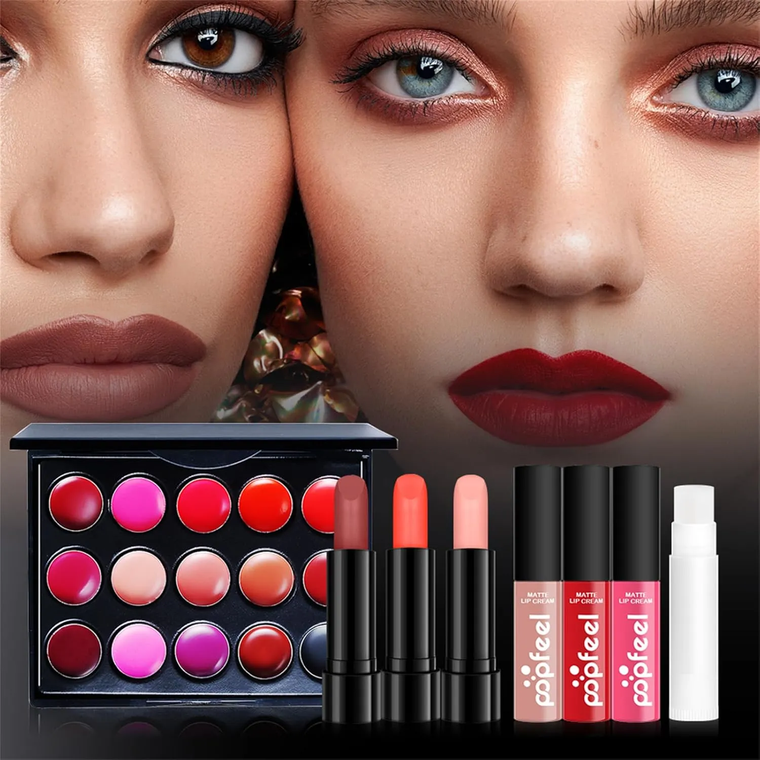 All in One Makeup Kit for Women Full Kit, Valentine's Day Gifts Set for Women Girls, Makeup Essential Bundle Include Eyeshadow Palette Lipstick Blush Foundation Concealer Mascara Eyebrow Pencil