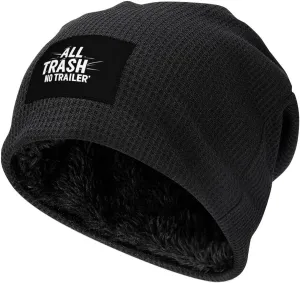 All Trash No Trailer Warm Beanies Hats Cute Ski Hat Winter Fleece Skull Caps for Men Woman