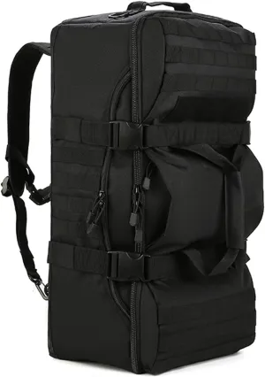 Alomejor Outdoor Backpack Large Capacity Waterproof Tiger Camo Bag with Ventilated Back Panel Travel Bag for Camping Hiking