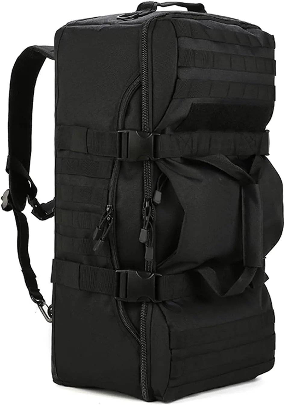 Alomejor Outdoor Backpack Large Capacity Waterproof Tiger Camo Bag with Ventilated Back Panel Travel Bag for Camping Hiking