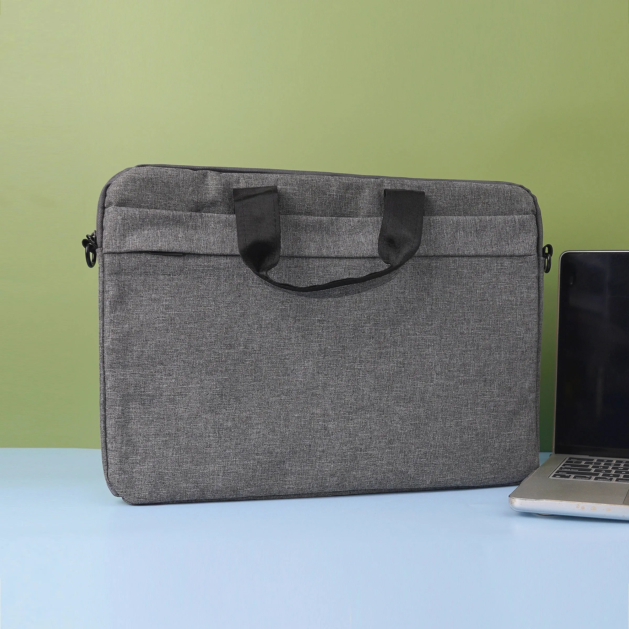 Anti-cut Premium Quality Laptop Office and Shoulder Bags - Grey