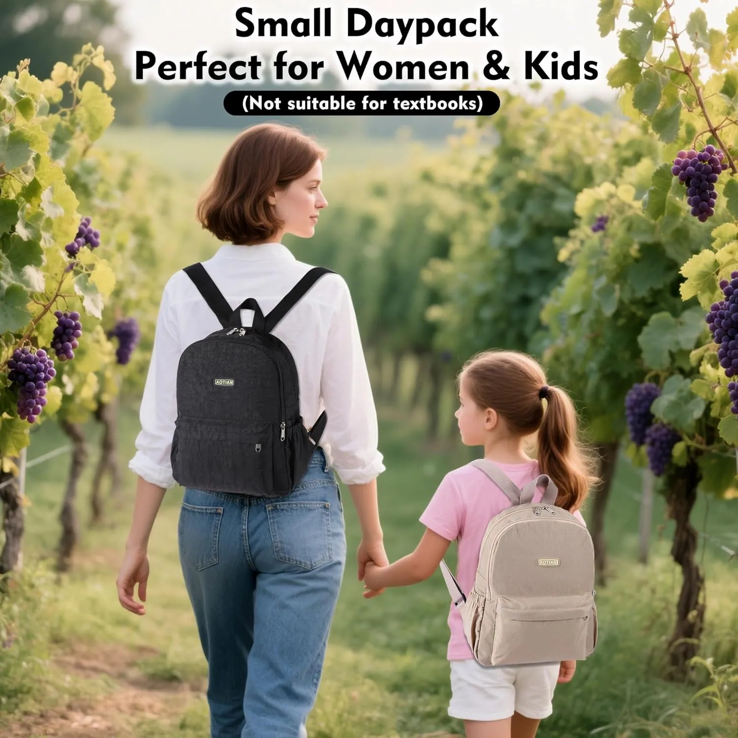 AOTIAN Lightweight Small Hiking Backpack for Women - Durable Water-Resistant Daypack for Travel, Camping & Outdoor Adventures