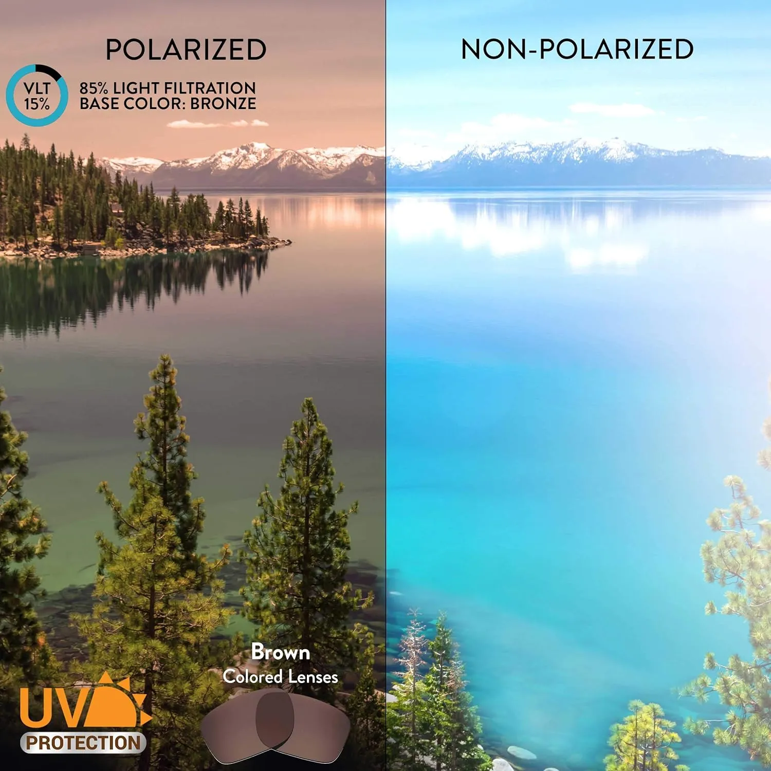 Apex Lenses Replacement Lenses for Vuarnet Ice Large VL1811 Sunglasses