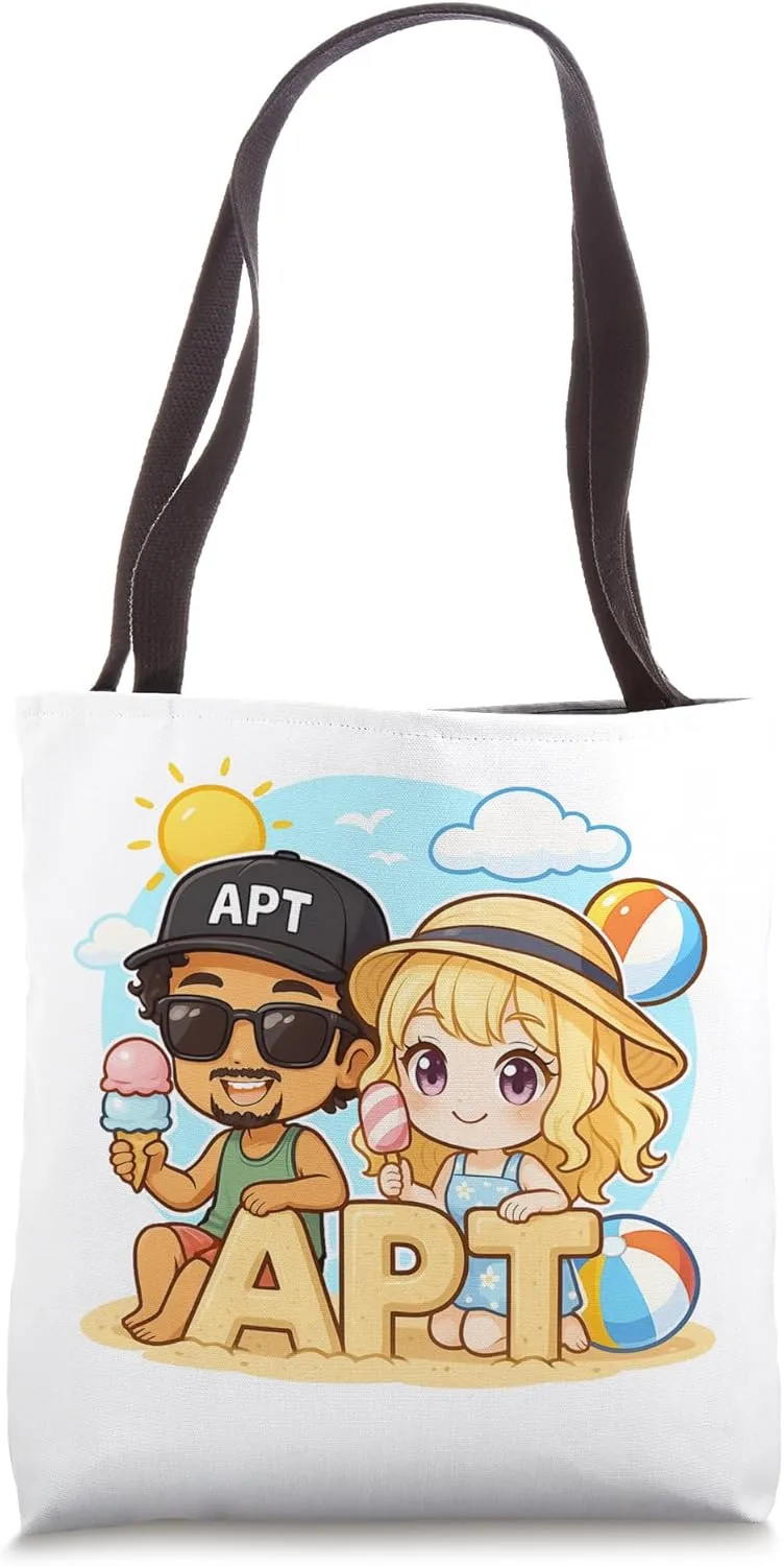 APT Buddies Summer Treats – Ice Cream & Sunshine Tote Bag