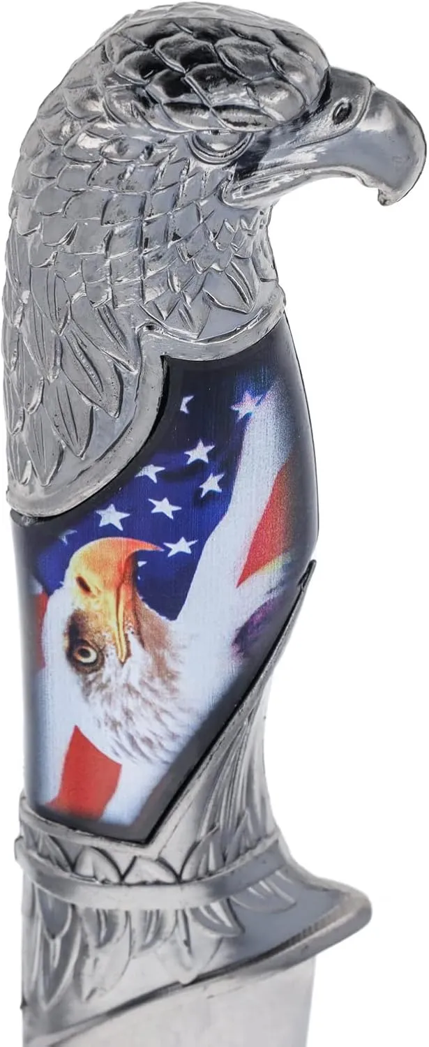 ASR Outdoor 13.5 inch Animal Head Decorative Collector's Hunting Knife with Ornamental Scabbard