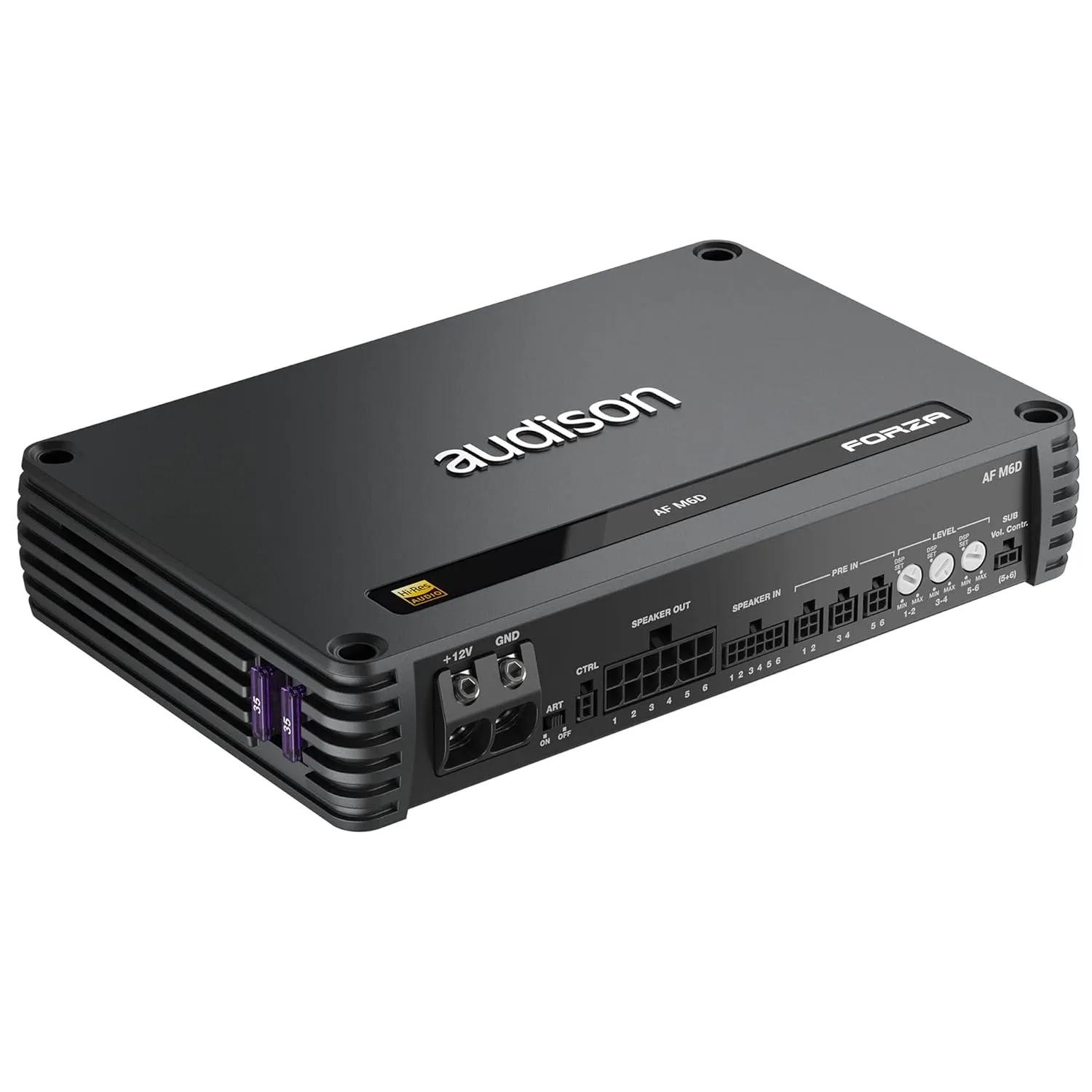 Audison Forza AF M6D AUDISON D Class 6 CH Amplifier - 6 x 130W at 4Ω