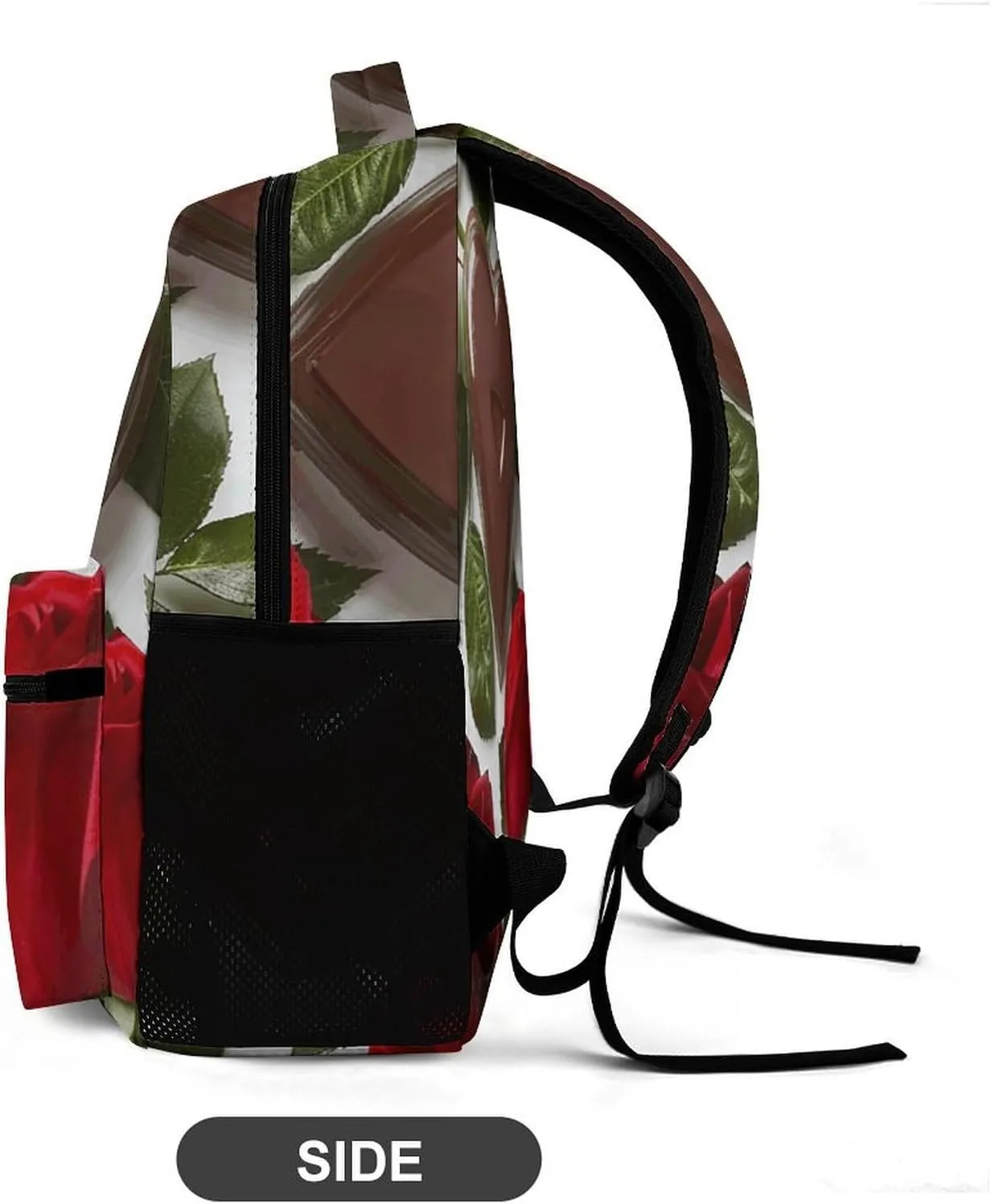 Backpack for Men Women Laptop Backpack Chocolate And Roses Casual Daypack Laptop Bag for Travel