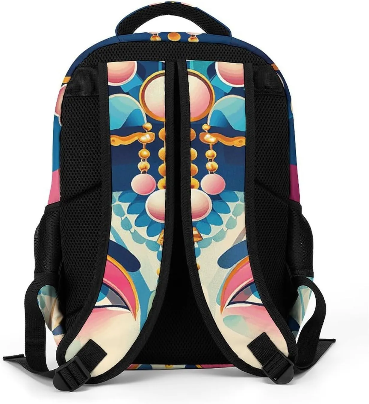 Backpack for Men Women Laptop Backpack Facial Makeup Pattern Casual Daypack Laptop Bag for Travel