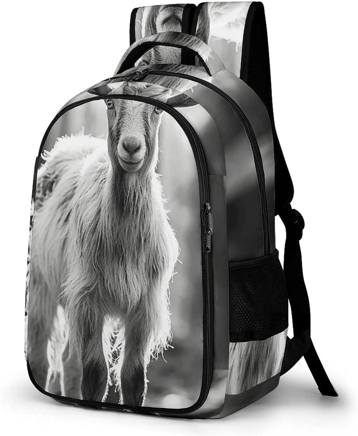 Backpack for Men Women Laptop Backpack Goat in The Woods Casual Daypack Laptop Bag for Travel