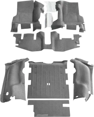 BedRug Jeep Combo Kit - BedTred CBTTJ97 fits 1997-06 TJ (with console) (Includes Front and Cargo Kit)