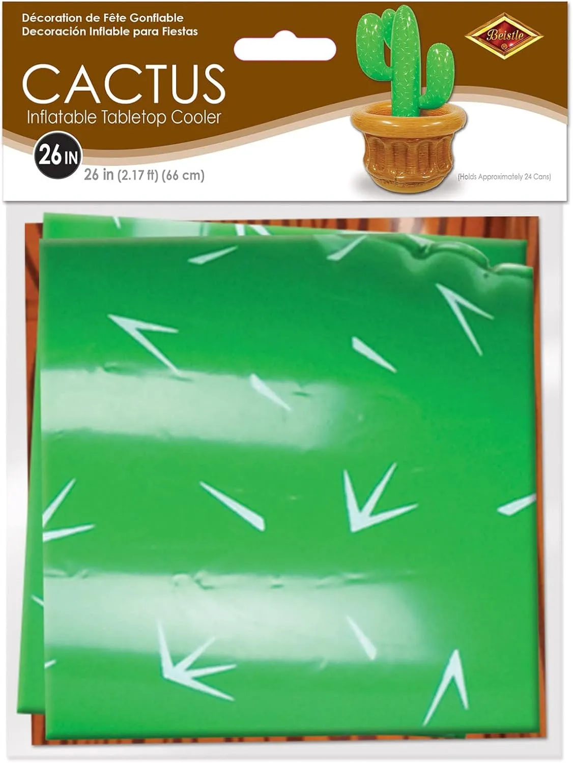 Beistle Inflatable Cooler - Drink Container for Parties, Party Decoration, Western Fiesta Party Decoration: Western