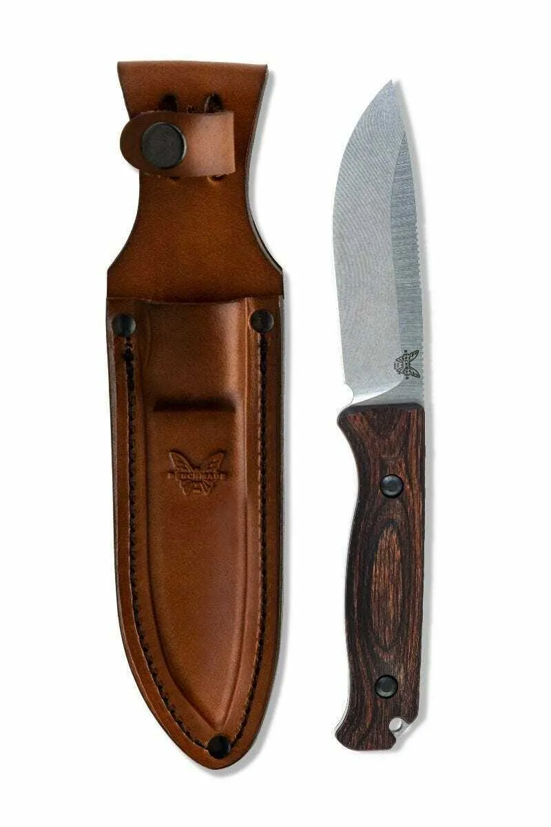 Benchmade 15002 Saddle Mountain Skinner 4.20" Plain Fixed Blade Knife