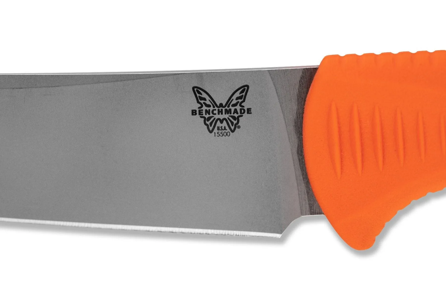 Benchmade 15500 Meatcrafter Orange 6.08'' SelectEdge Fixed Blade Knife