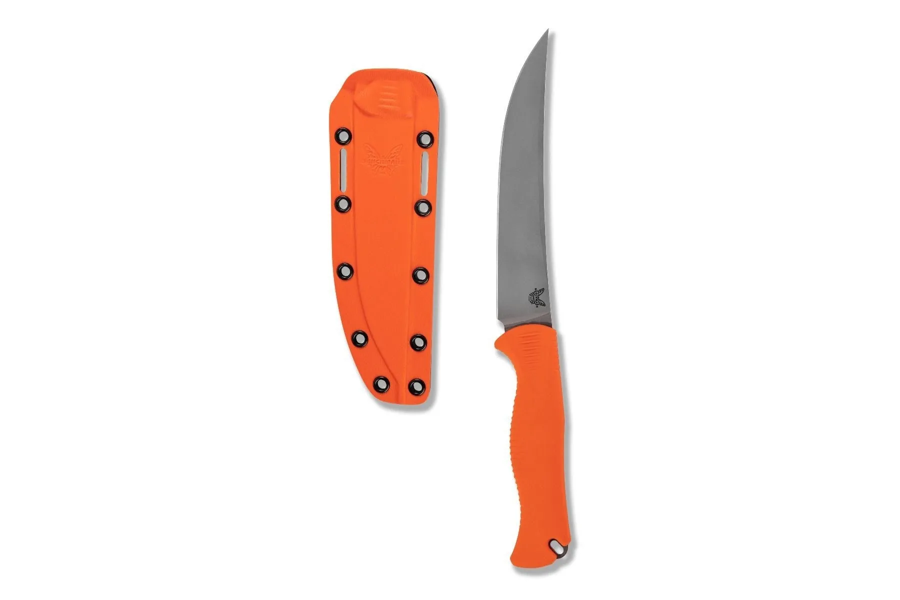 Benchmade 15500 Meatcrafter Orange 6.08'' SelectEdge Fixed Blade Knife