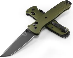 Benchmade - Bailout 537GY EDC Knife, Tanto Blade with Woodland Green Handle (537GY-1)