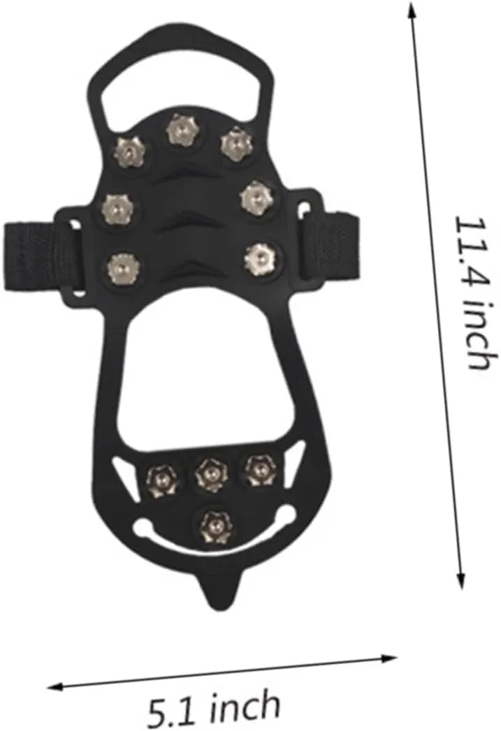 BESPORTBLE Mountaineering Covers Ski - Shoe Grippers Boot Grippers Ice Heel Protectors for Shoes Ice Cleats Snow