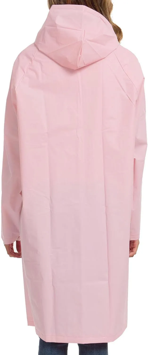 Besshopie EVA Raincoat Waterproof Rain Poncho Reusable Unisex Men Women Long Clear Rain Wear