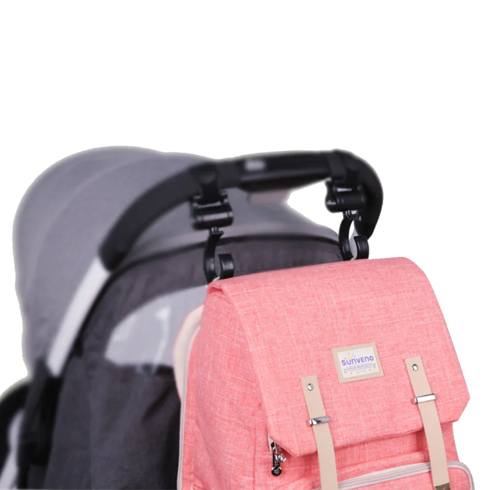 Best-selling Travel Most-ordered Canvas Diaper Backpack Bag