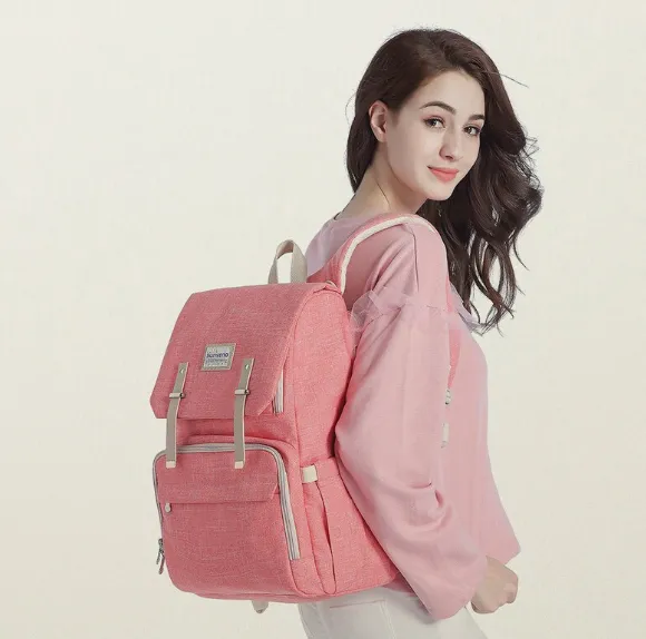 Best-selling Travel Most-ordered Canvas Diaper Backpack Bag
