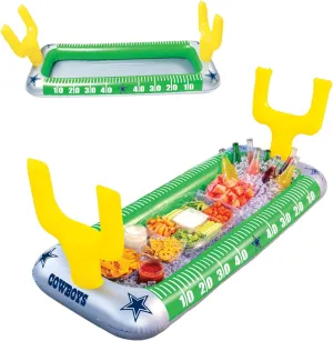 BigMouth Dallas Cowboys 4 ft Inflatable Food Cooler Buffet Officially Licensed NFL Fan Gear Ice Serving Pool Drink Bar for Tailgate Parties