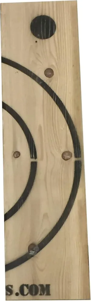 BIGSHOT Wooden Axe-Knife Throwing Target Replacement Section (Replacement Section Only)