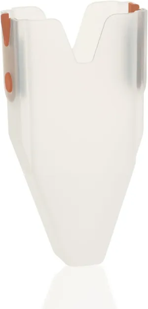 Blade Insert Box for V1, V3 & V6 without Base • Practical Storage for V-Slicer Inserts • Blade Inserts Box • Extra Storage Box for Vegetable Slicer Inserts • Color: Orange