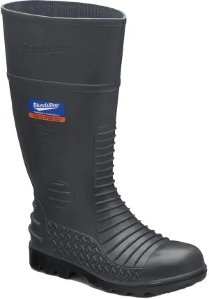 Blundstone Men's Metatarsal Guard Gumboot,Grey Waterproof,AU
