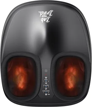 BOB AND BRAD Foot Massager with Heat,FSA HSA Eligible,Shiatsu Deep Kneading Electric Feet Massager Machine for Plantar Fasciitis, Men Size 12
