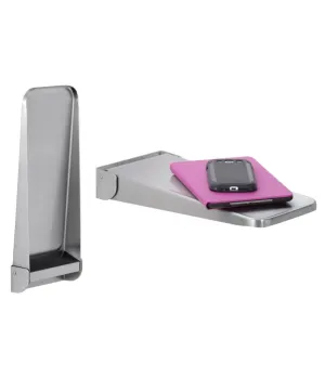 BOBRICK 287 Stainless Steel Folding Utility Shelf, Satin Finish, 14-9/16" Length, 5-13/16" Width