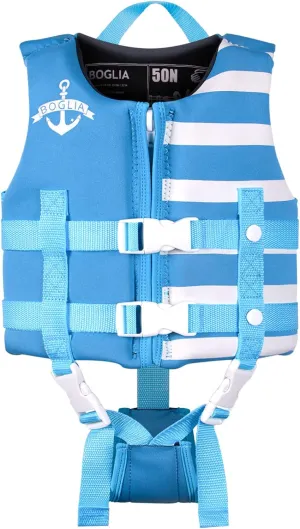 Boglia Toddler Swim Vests Jackets for Kids 20-30/30-50/50-90 Lbs 2 3 4 5 6 7 8 9yrs Infant Flaotie Boys Girls Pool Vest Neoprene Swimming Body Glove Float Vest PFD Learn to Swim