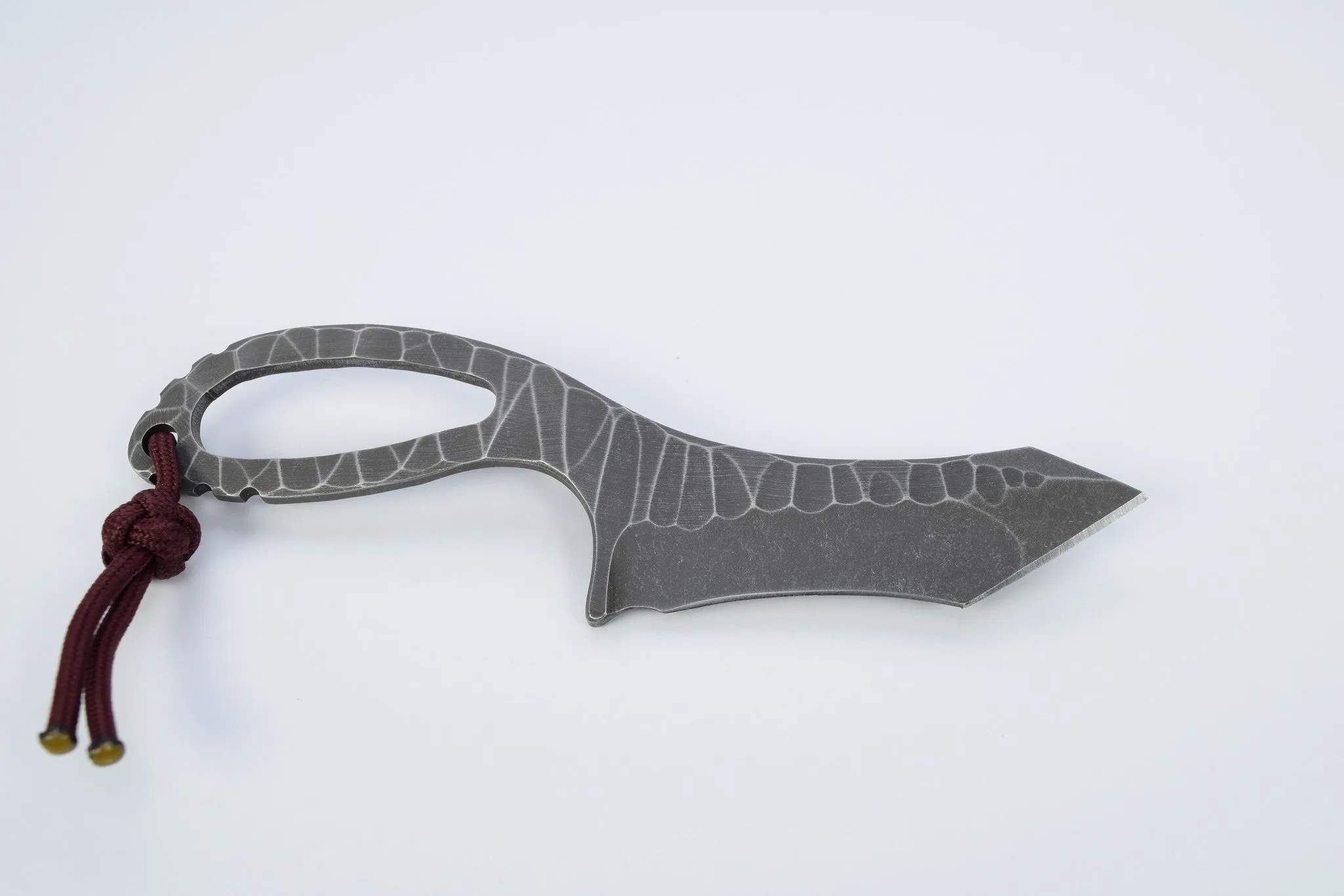 Borka Prototype Tanto Recurve Neck Knife - Free Shipping