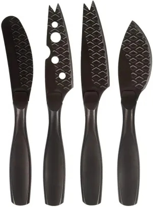 Boska Stainless Steel Cheese Knife Set - Monaco For All Types of Cheese - Multi-Functional Cheese Slicer - Silver Non-Stick - Dishwasher Safe - For Kitchen Cooking