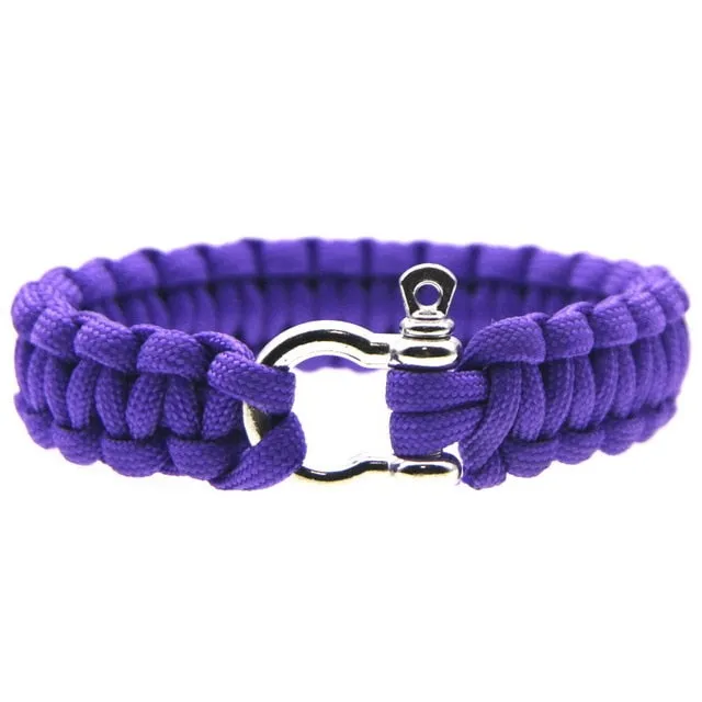 Braided Men's Multi-function Paracord Survival Bracelet