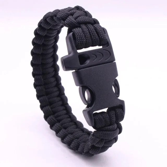 Braided Men's Multi-function Paracord Survival Bracelet