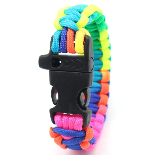 Braided Men's Multi-function Paracord Survival Bracelet