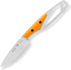 Buck Knives 635 Paklite Cape Select Fixed Blade Hunting Knife, 2 3/4" 420HC Steel Blade, Fiberglass Handle, with Sheath