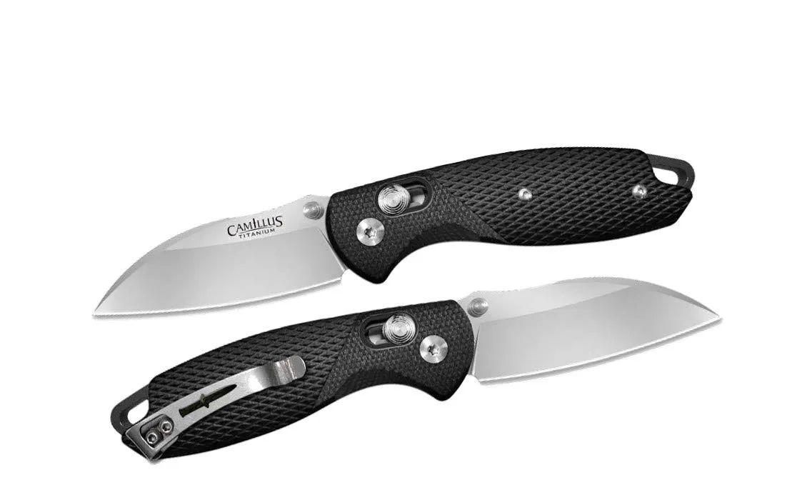 Camillus Cuda Bolt 6.75" 440 Stainless Steel Sliding Lock Knife - Compact Durable Corrosion-Resistant Everyday Carry Folding Pocket Knife with Cuda Lock Mechanism