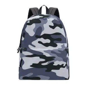 Camo Backpack | Light Blue Camouflage Style