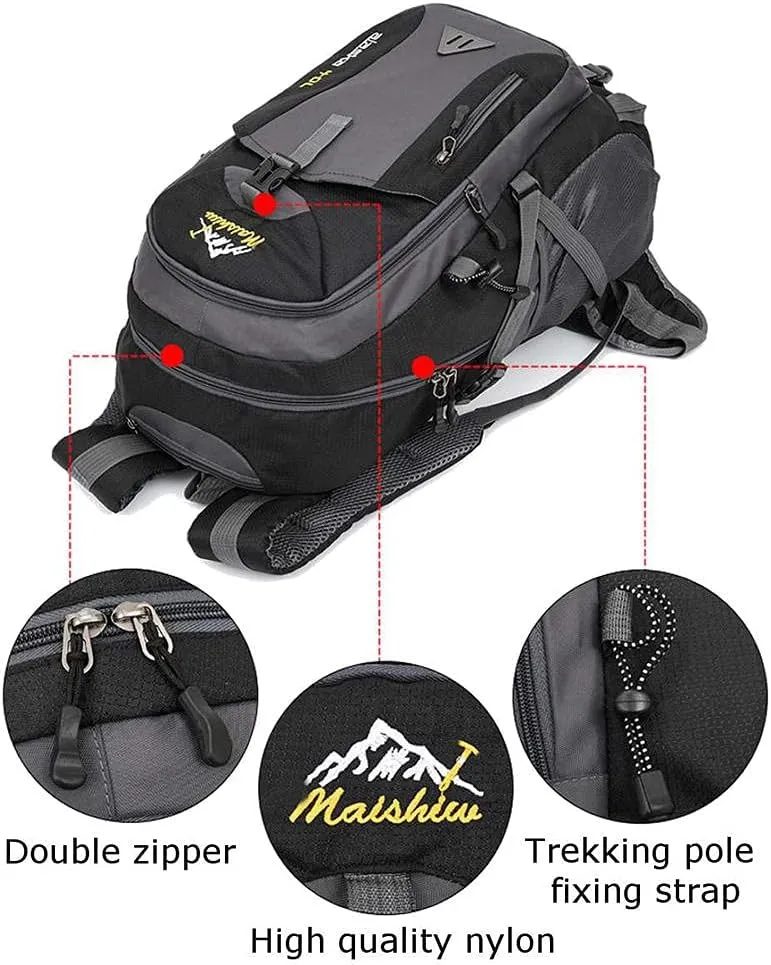 Camping Backpack Hiking Waterproof Trekking Bag Outdoor Travel Rucksack Cycling Mountaineering Backpacks