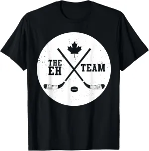 Canada Eh Team Shirt Funny Hockey Tee T-Shirt