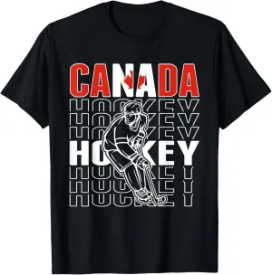 Canada Ice Hockey Fans Jersey - Support Canadian Hockey Team T-Shirt